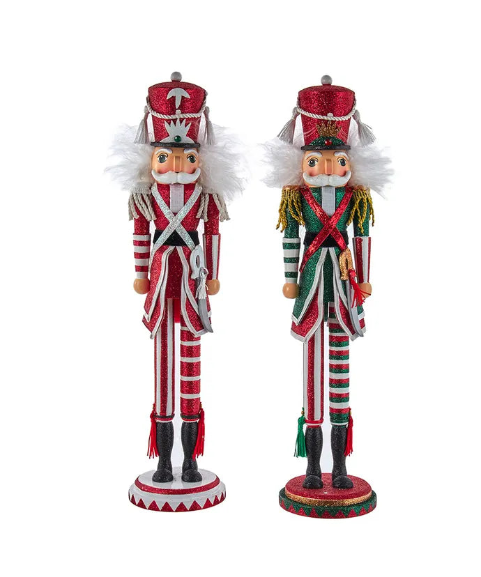 15" Tall, Skinny Soldier Nutcrackers, 2A