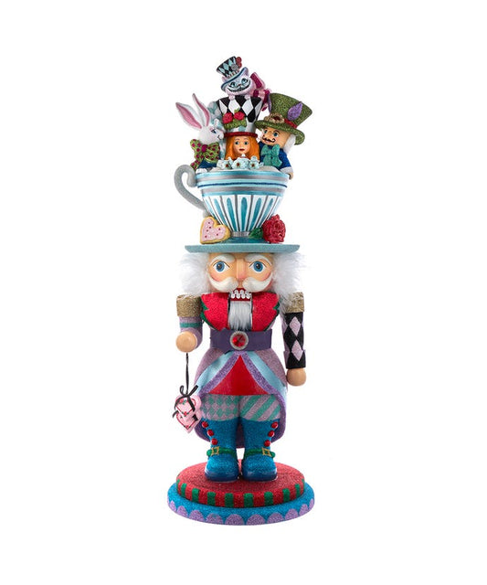 24" Hollywood Nutcrackers™ Alice Teacup Party Hat Nutcracker