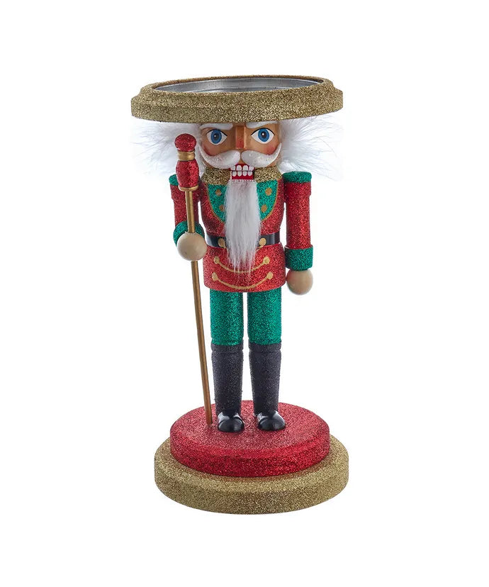 10" Hollywood Nutcrackers™ Nutcracker Soldier Candle Holder