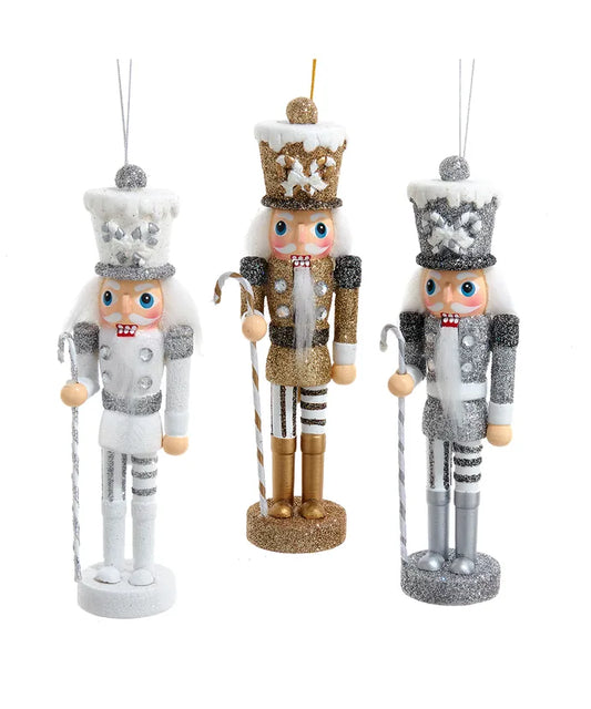 6" Hollywood Nutcrackers™ Gold, Silver & White