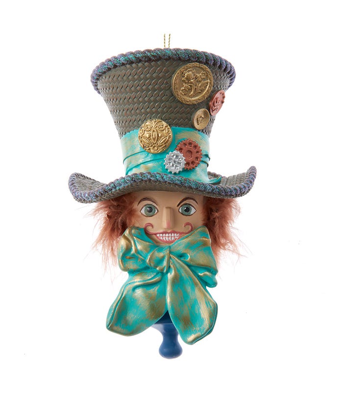 6" Holly Hats™ Alice In Wonderland Hat Ornament