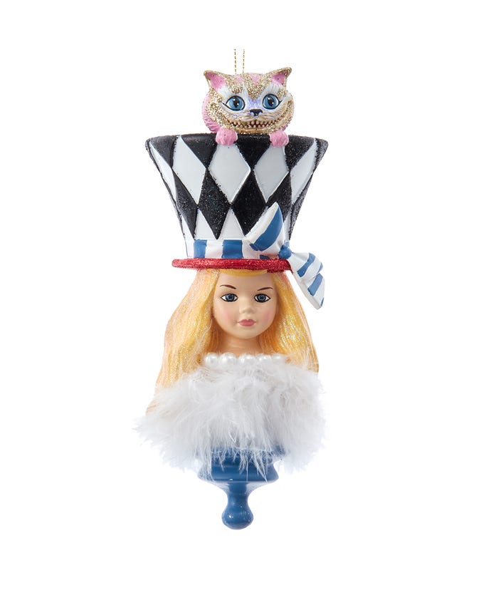 6" Holly Hats™ Alice In Wonderland Hat Ornament