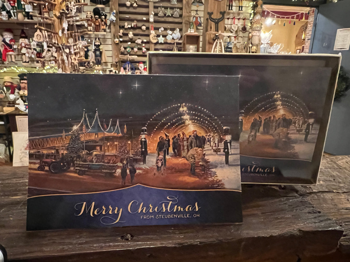 Making Christmas Memories Nutcracker Village Card