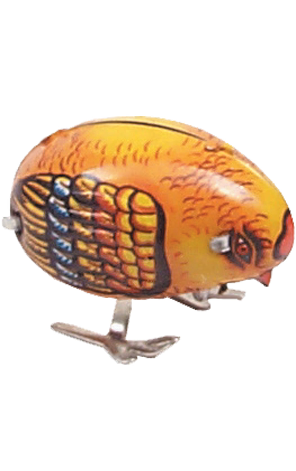 Tin wind-up chick - collectible tin toy