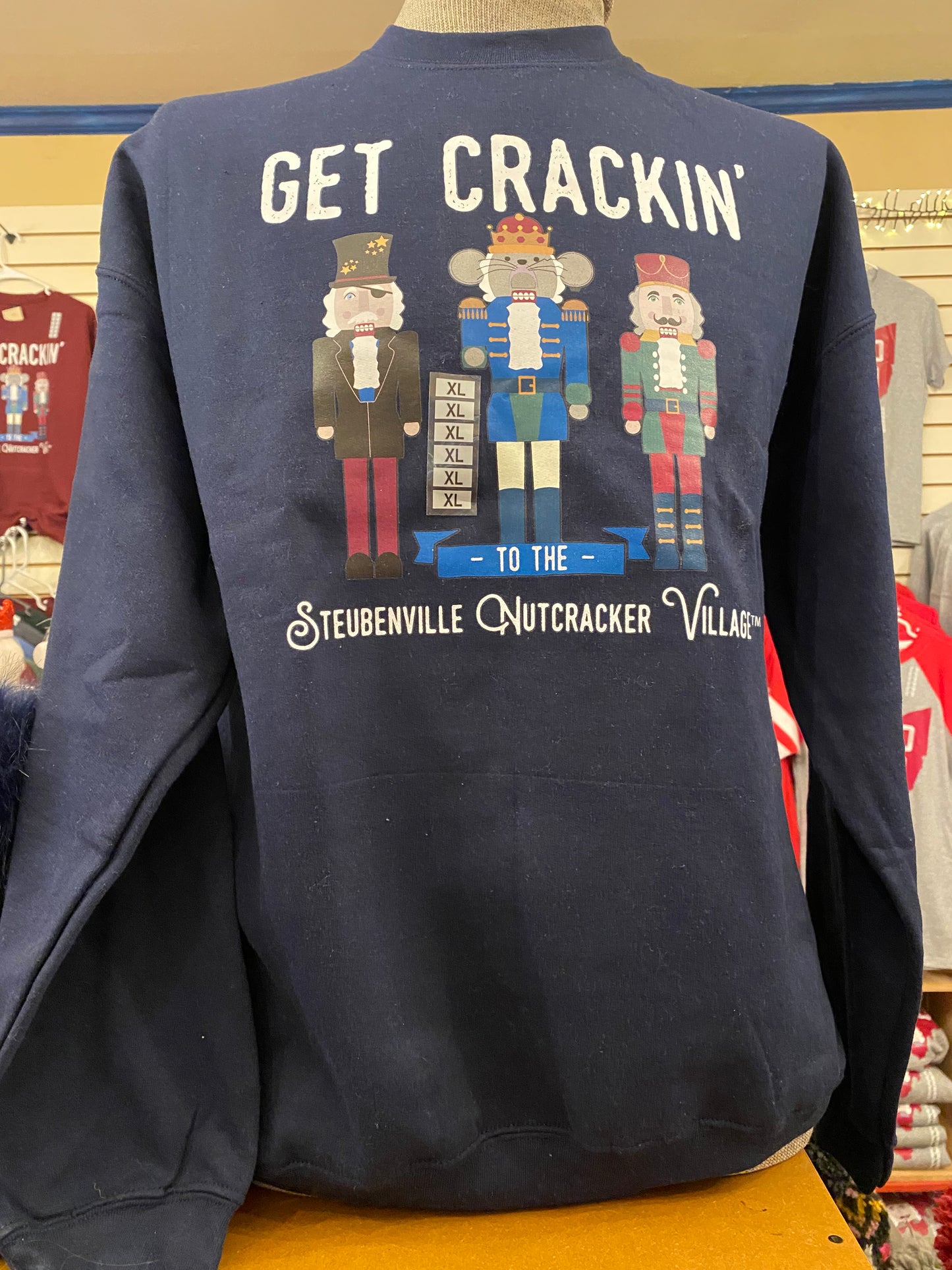 "Get Crackin'" Steubenville Nutcracker Crewneck Sweatshirt