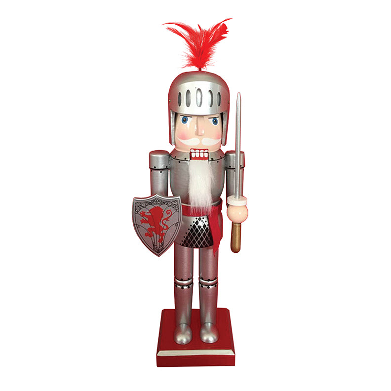 Red Lion Knight Nutcracker