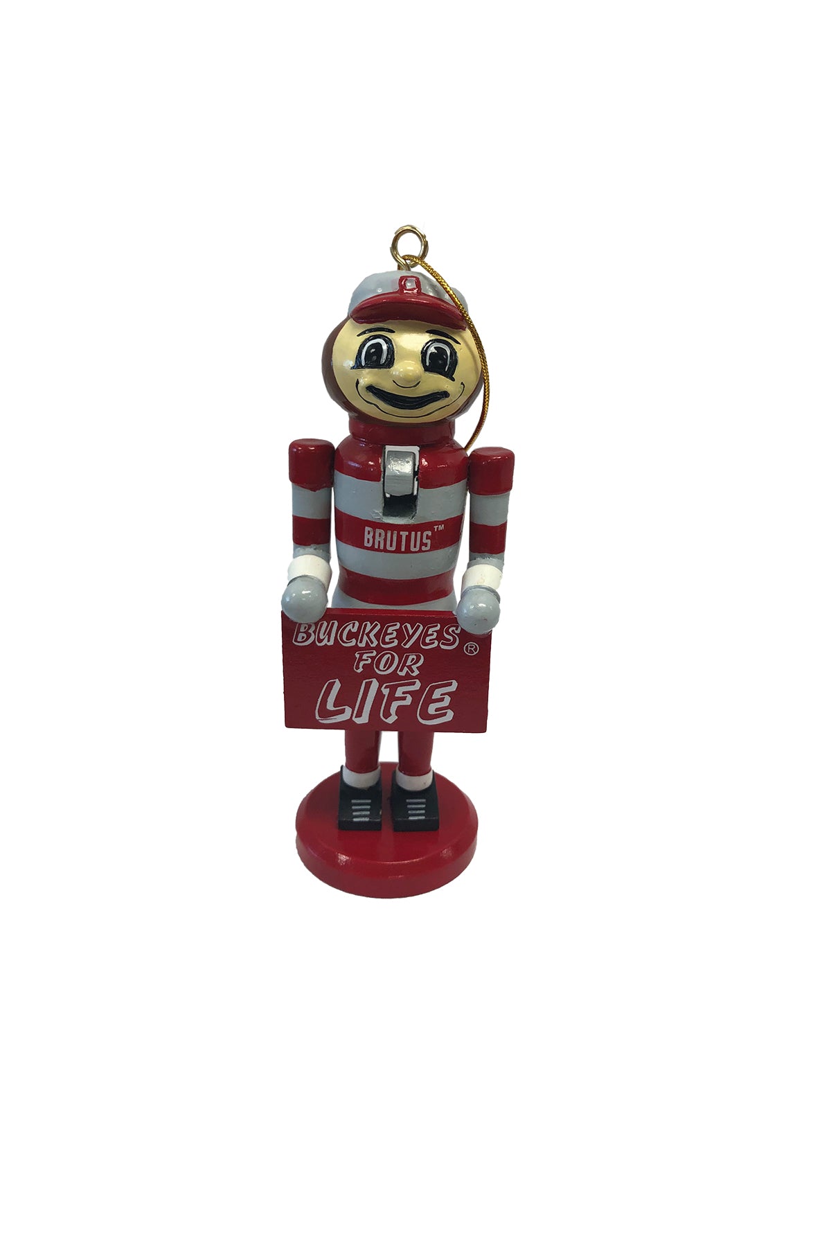 6" Buckeye For Life Ornament