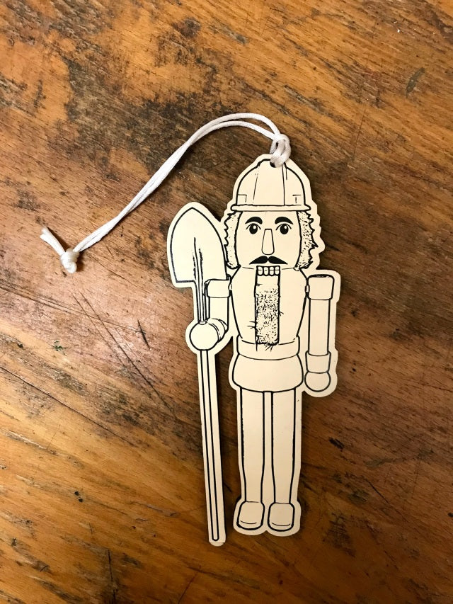 Colorable Nutcracker Replica Ornaments