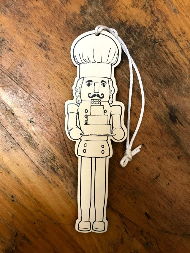 Colorable Nutcracker Replica Ornaments