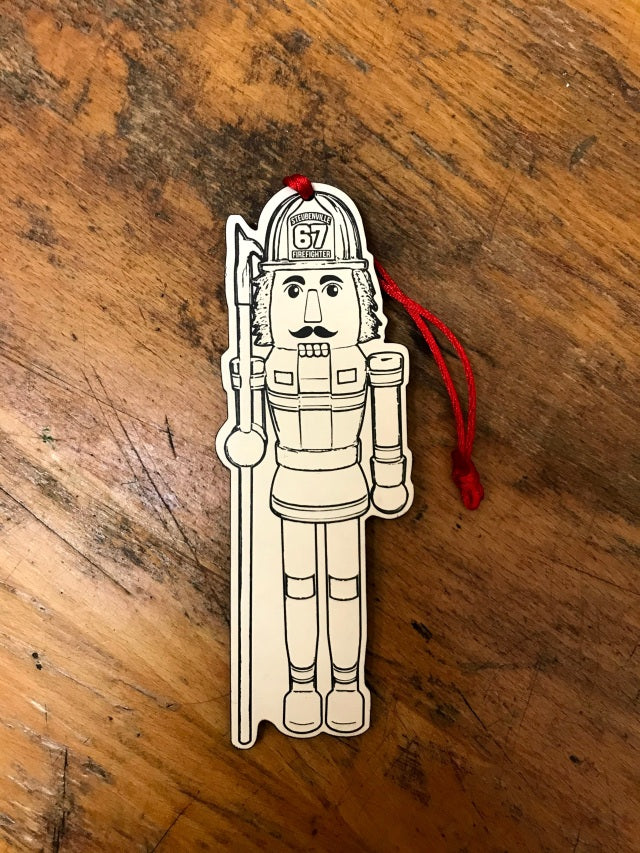 Colorable Nutcracker Replica Ornaments