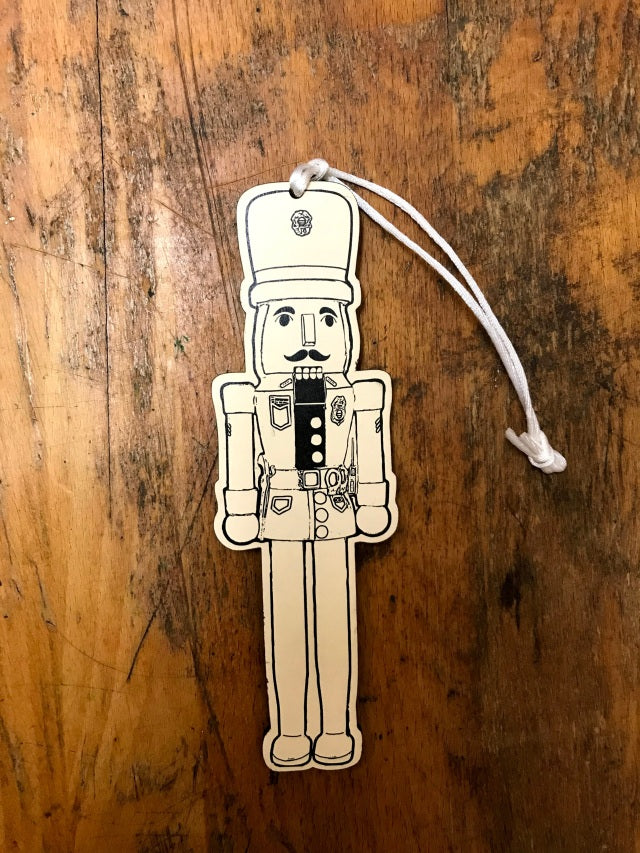 Colorable Nutcracker Replica Ornaments