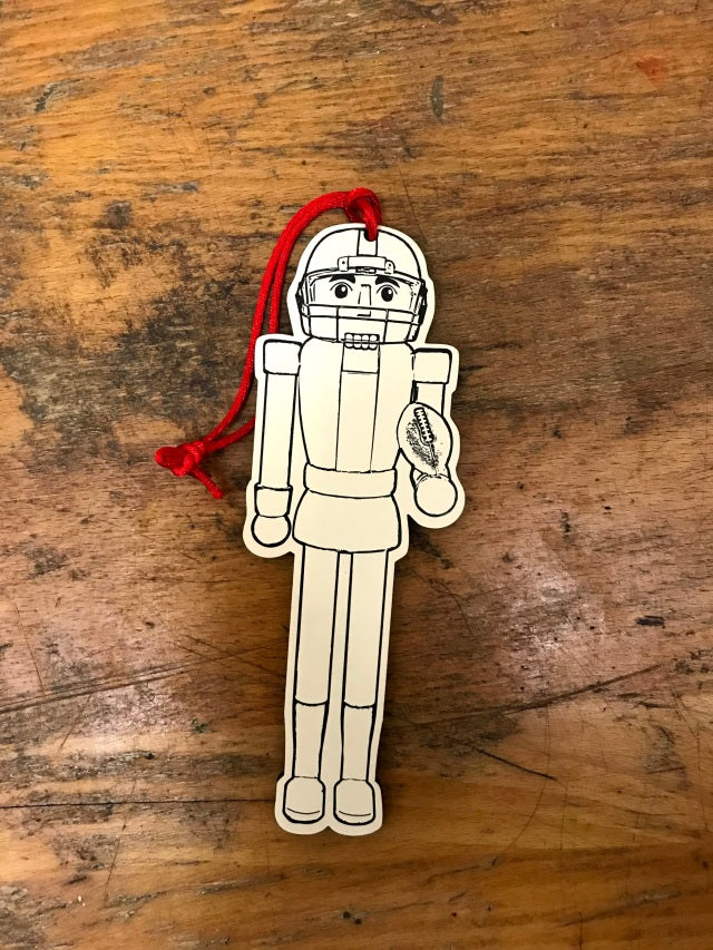 Colorable Nutcracker Replica Ornaments