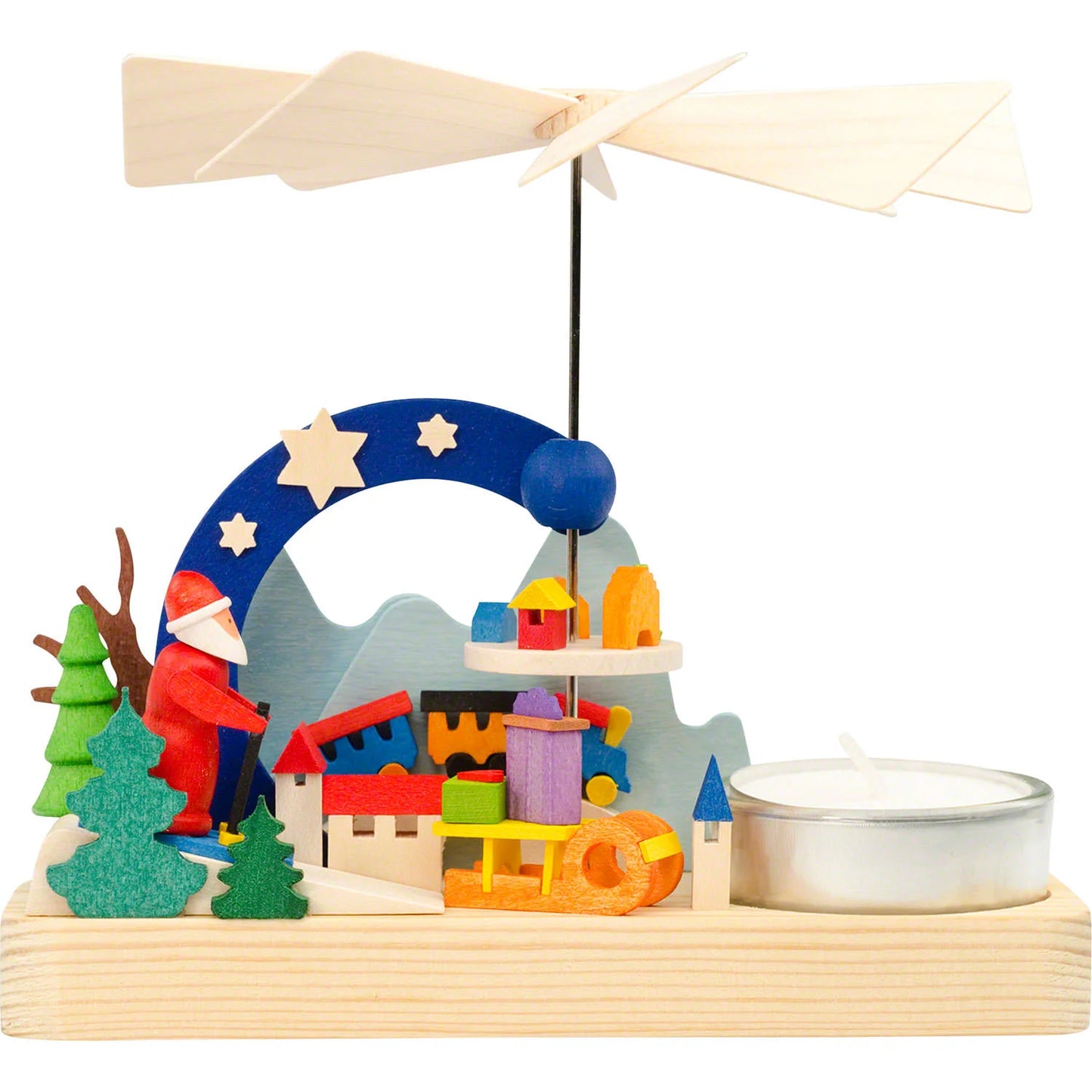 1 Tier Santa Claus German Pyramid