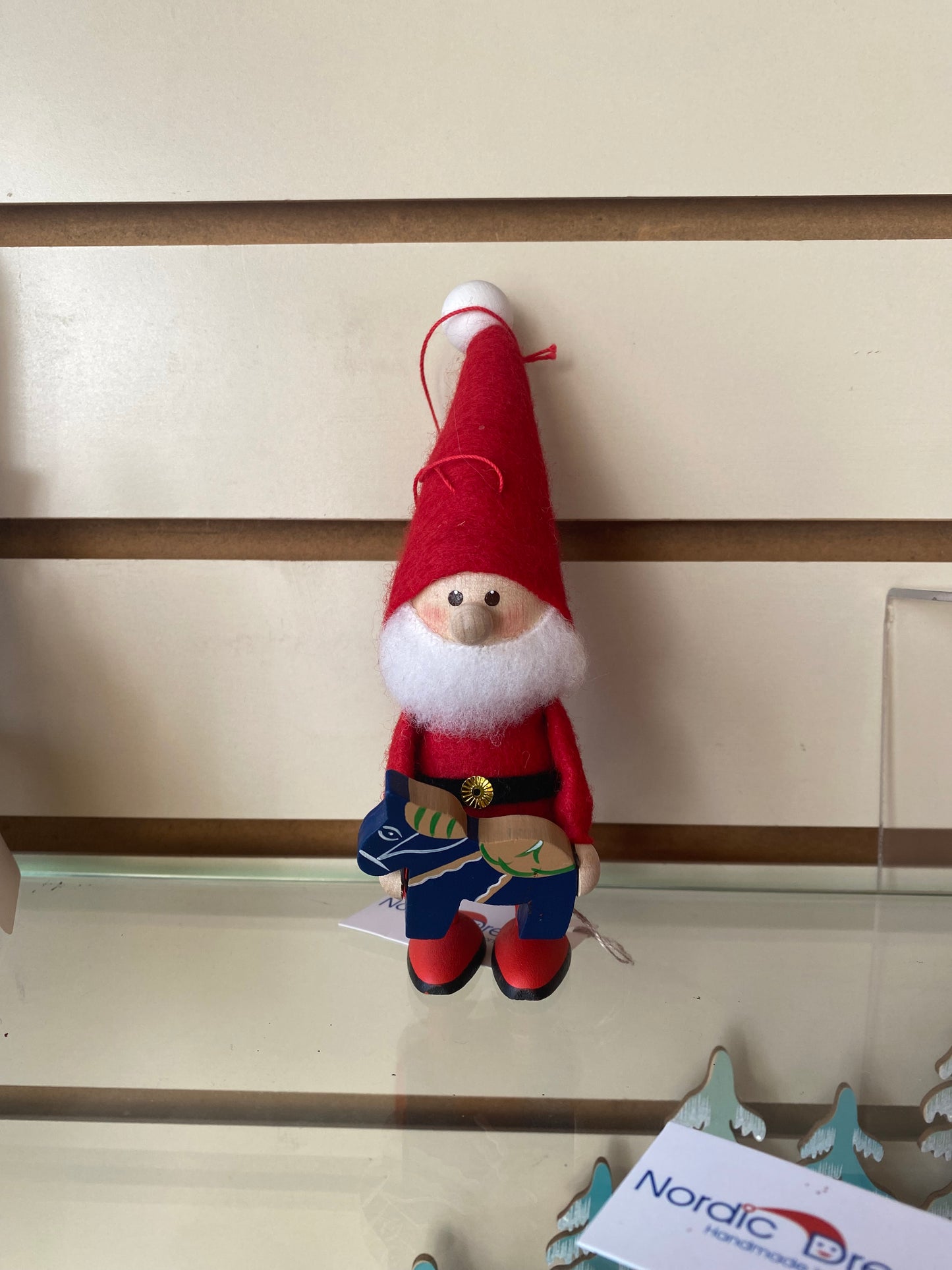 Santa with blue dala horse