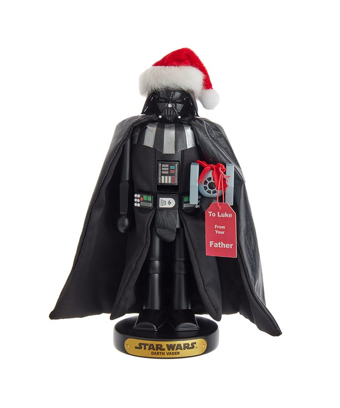 10" Star Wars™ Vader With Tie Fighter Nutcracker