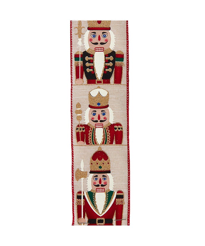 2.5" Nutcracker Design Ribbon