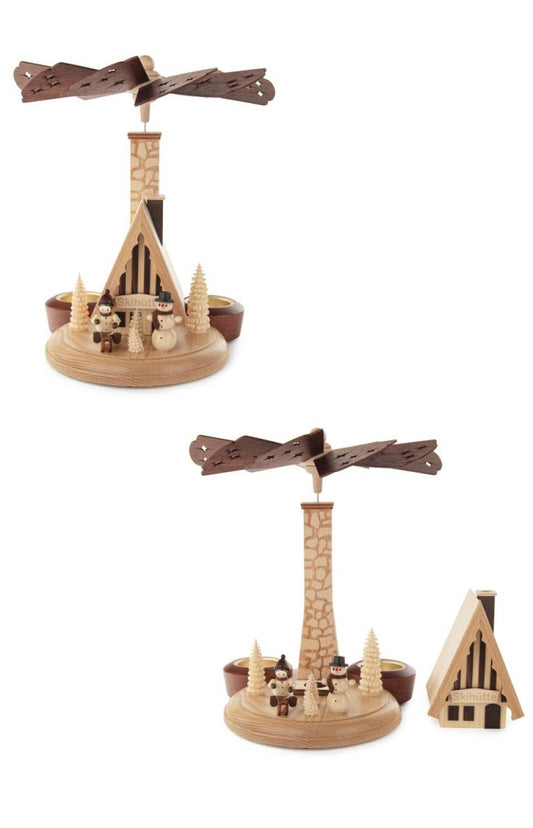 Dregeno Pyramid - Natural "Skih?tte" Pyramid with Smoker House Detail