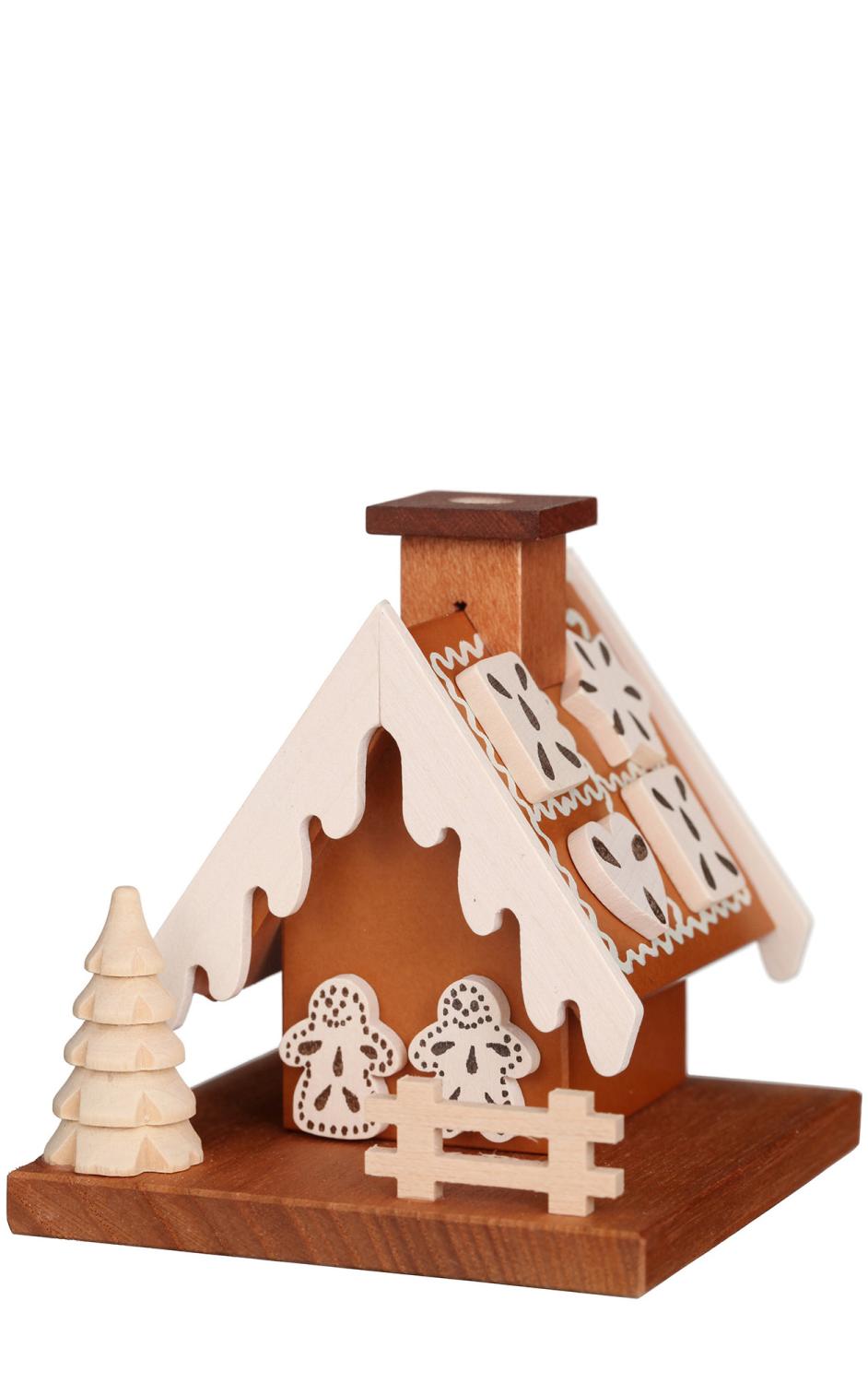 Christian Ulbricht Incense Burner - Gingerbread House (Natural)