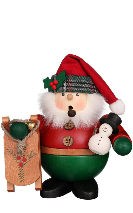 Santa with Sled Incense Burner