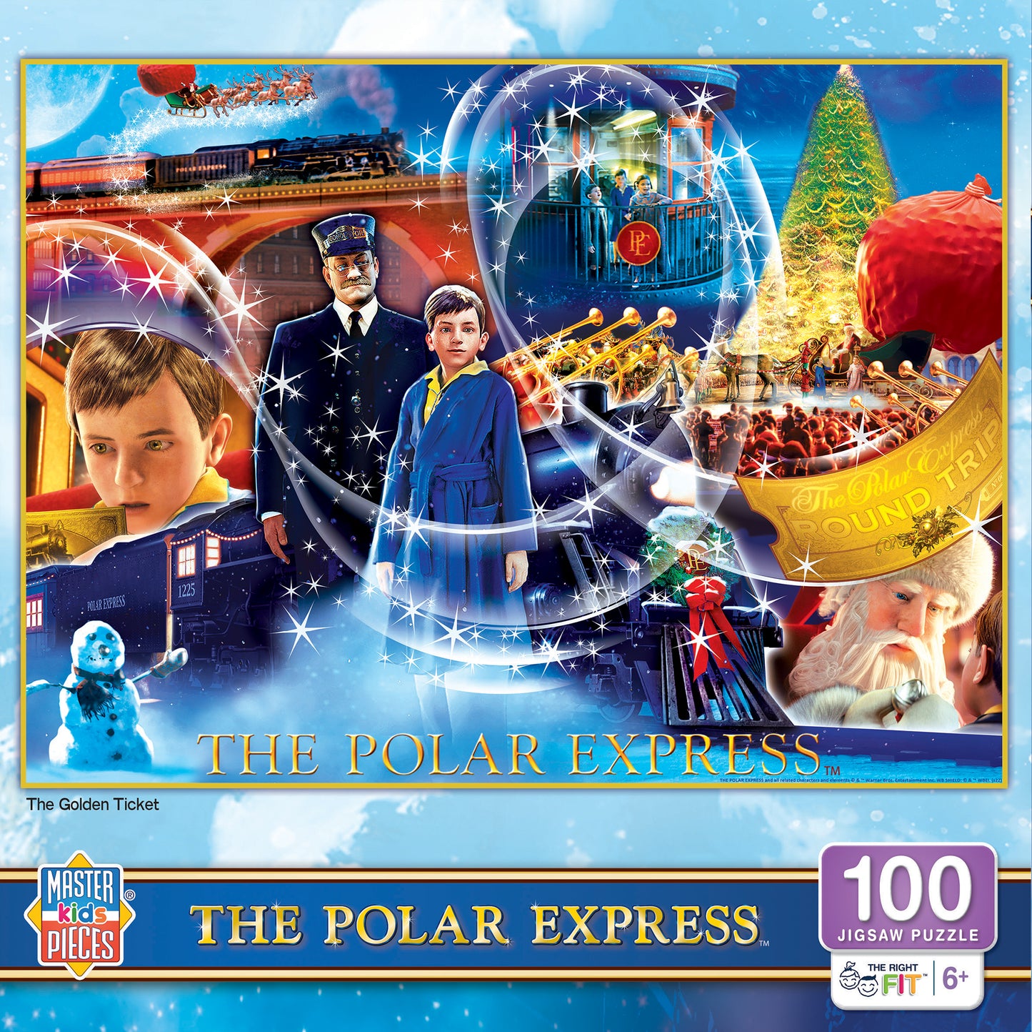 Polar Express - The Golden Ticket 100 Piece Puzzle