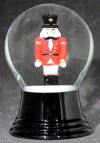 Nutcracker Snow Globe