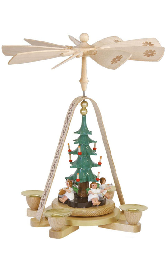 Richard Glaesser Pyramid - Angels - 10.5"H x 9.25"W x 9.25"