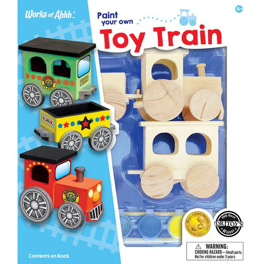 Toy Train - Wood Paint Kit