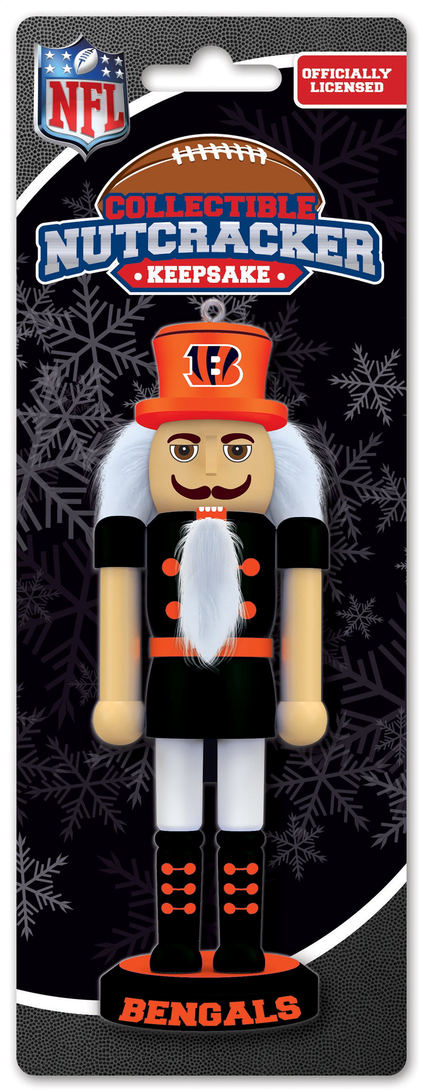 Cincinnati Bengals Nutcracker Ornament