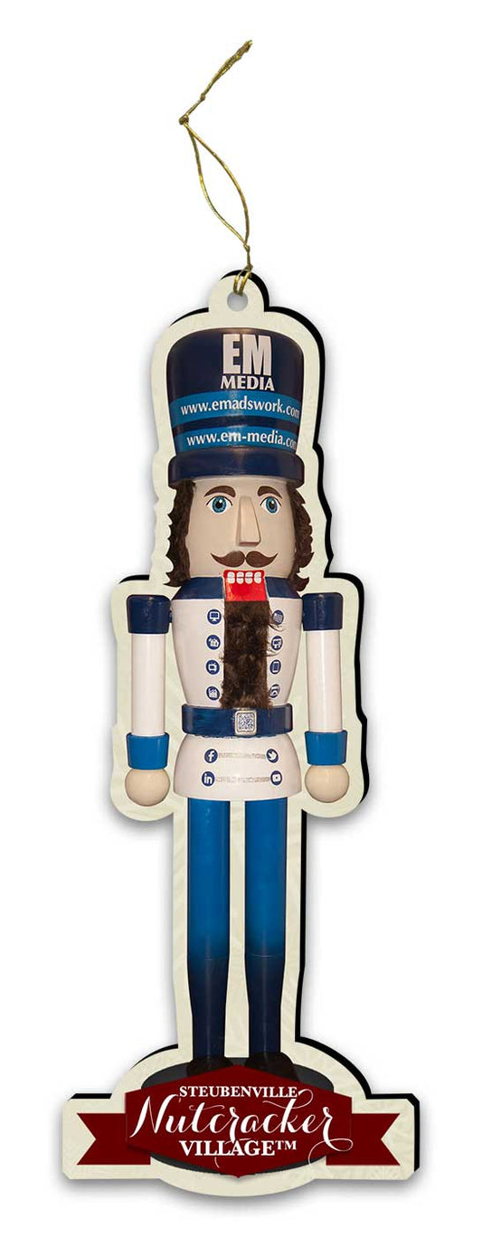 EM Media Nutcracker Replica Ornament