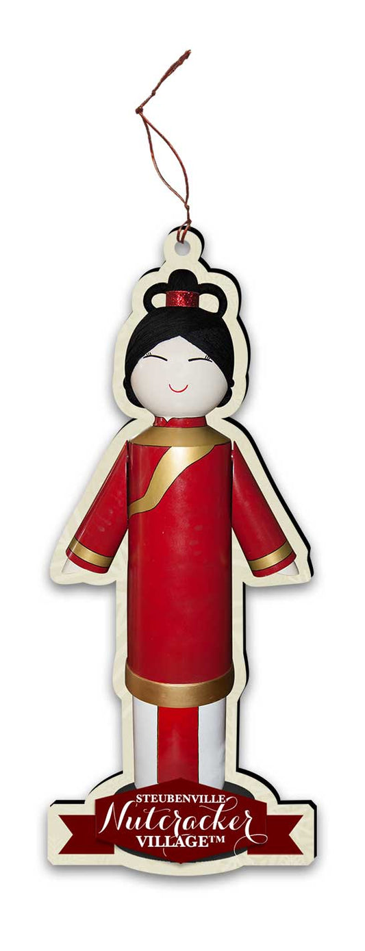 China Doll Nutcracker Replica Ornament