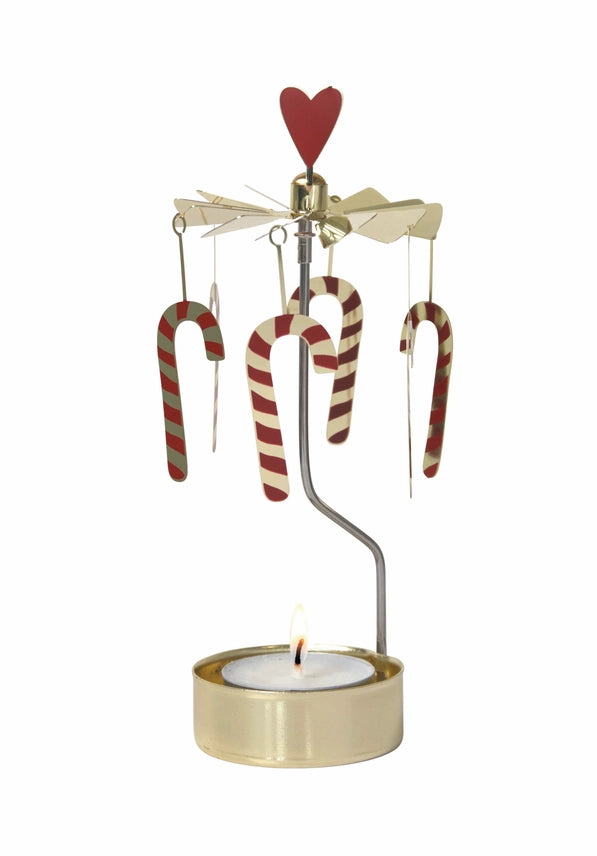 Rotary Candleholder - Candy Cane