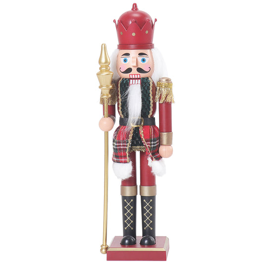 15" Red & Green Musical/Animated Nutcracker