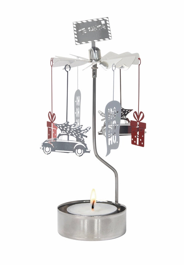 Rotary Candleholder - To Santa