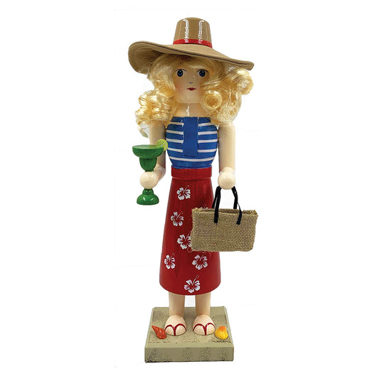 14″ Lady at the Beach Nutcracker