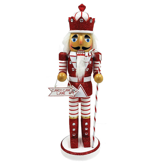 14″ Candy Cane King Nutcracker