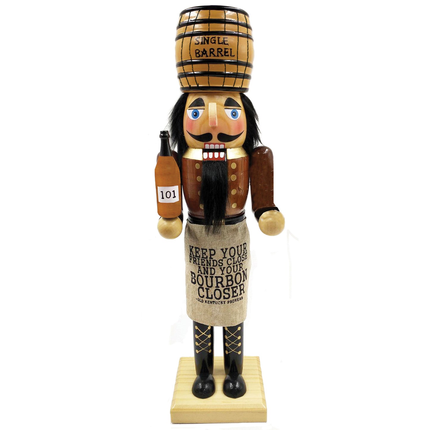 14″ Bourbon Barrel Nutcracker