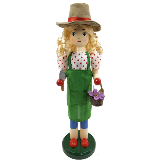 14" Lady Gardener Nutcracker