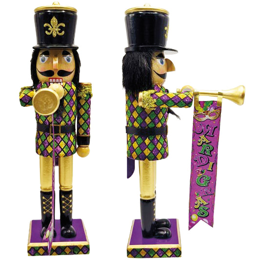 14" Mardi Gras Bugler