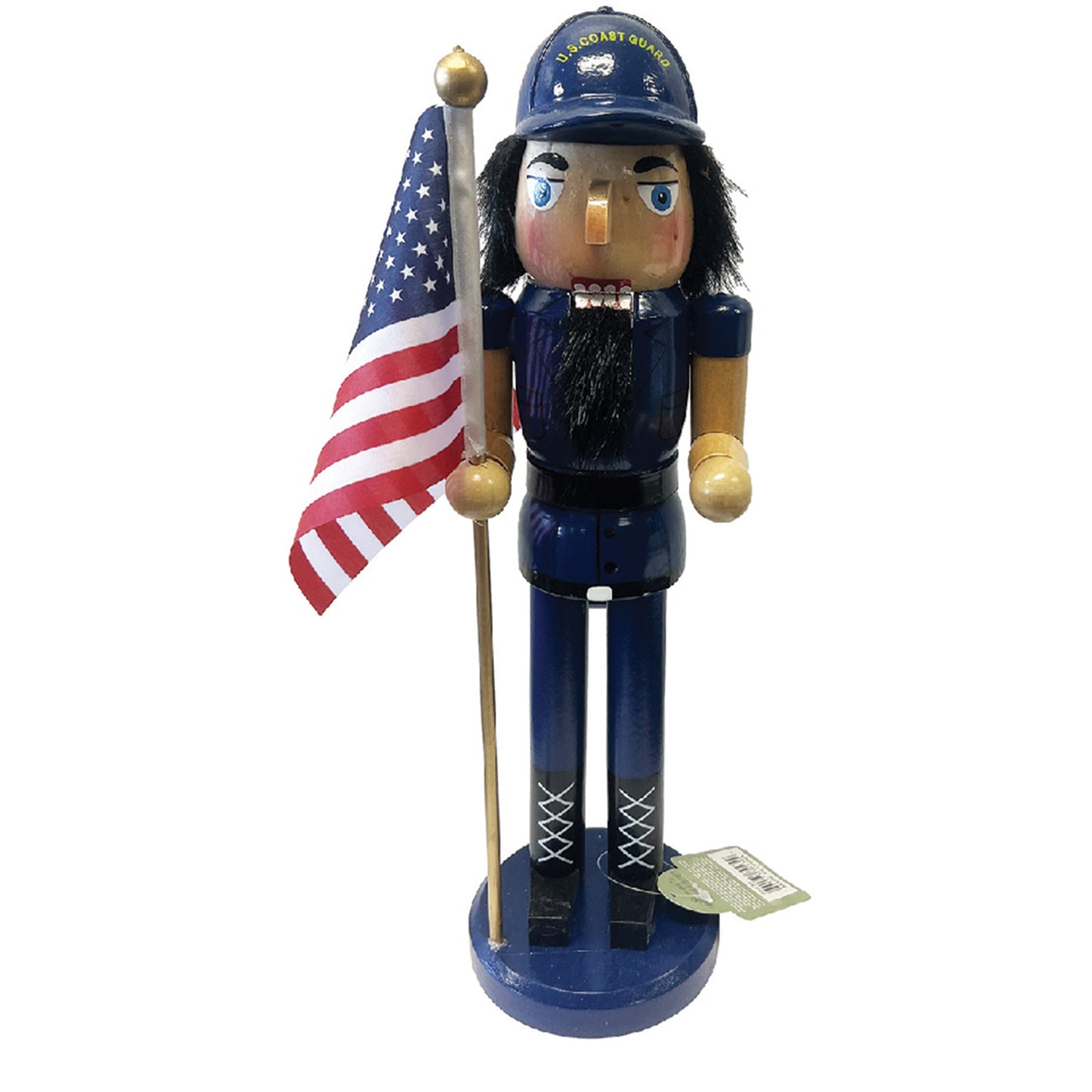 14″ Coast Guard Nutcracker with Flag