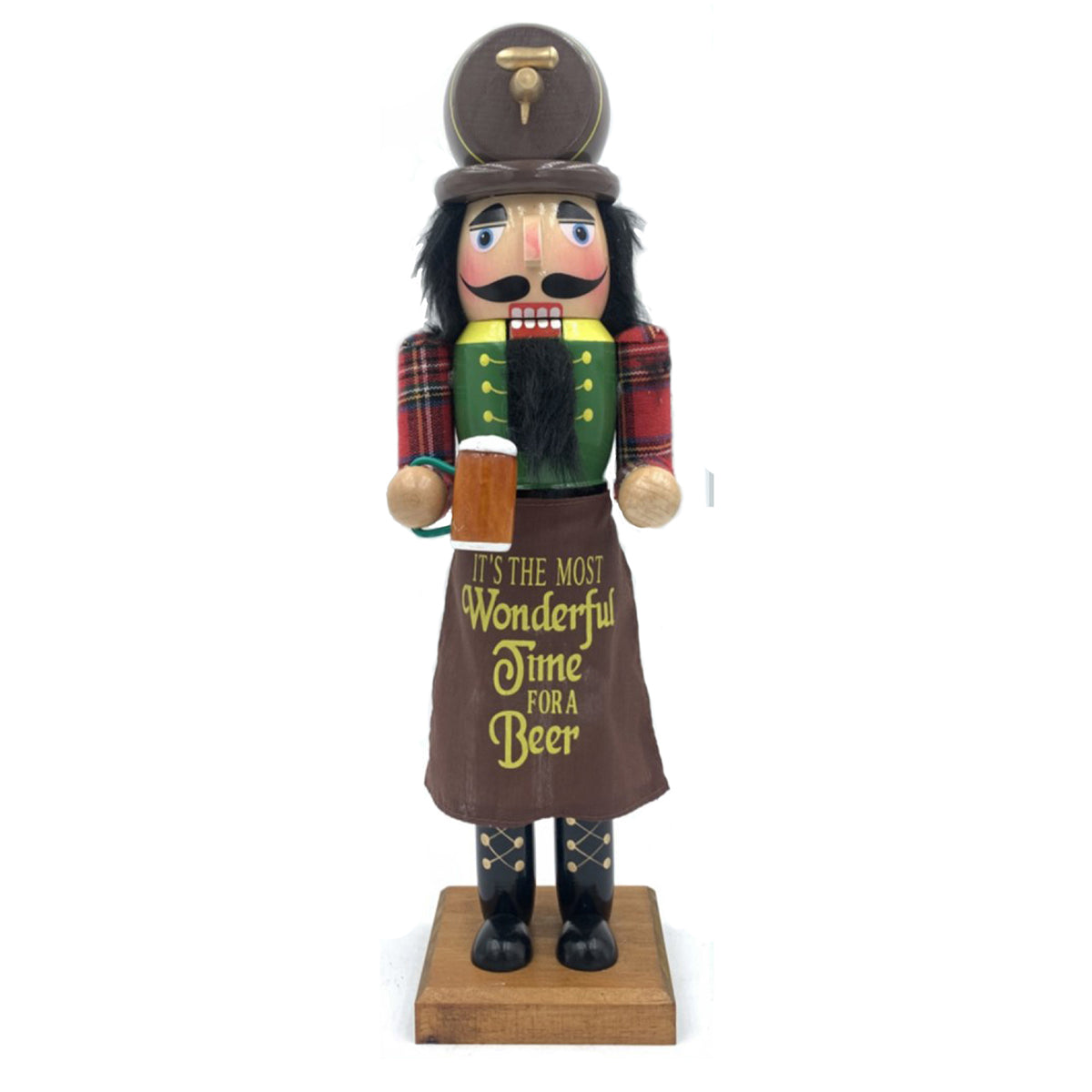 14″ Wonderful Time for Beer Nutcracker