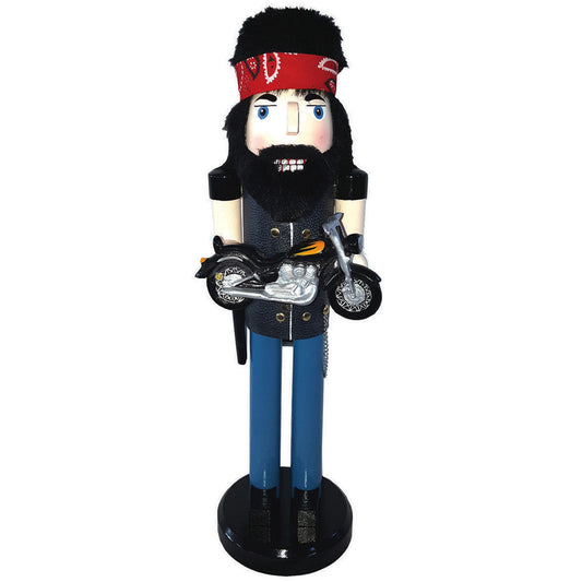 14" Biker Nutcracker