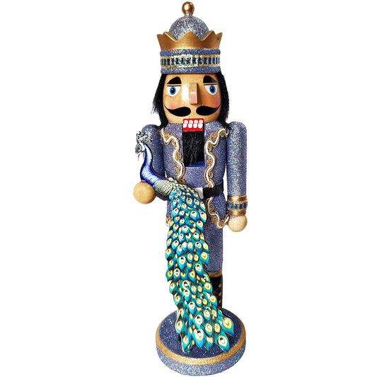 14″ Peacock King Nutcracker