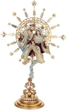 HALO NATIVITY ON PEDESTAL 30.5"