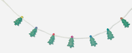 Christmas tree felt garland