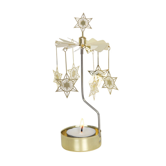 Rotary Candleholder, Art Deco Star