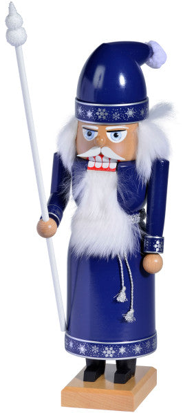 Blue Arctic Santa - German Nutcracker
