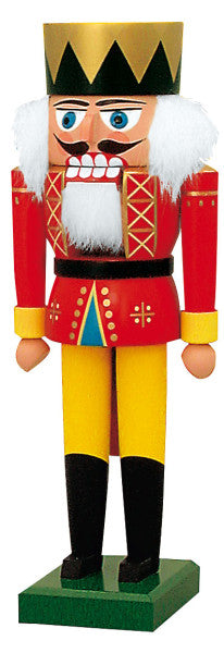 King - Yellow and Red German Nutcracker