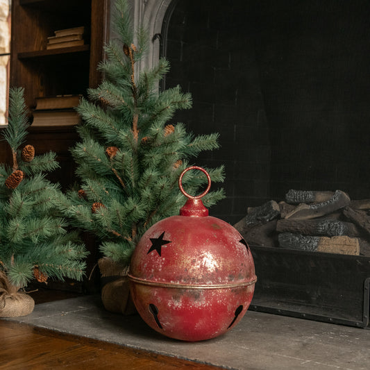15.75" Red Star Sleigh Bell
