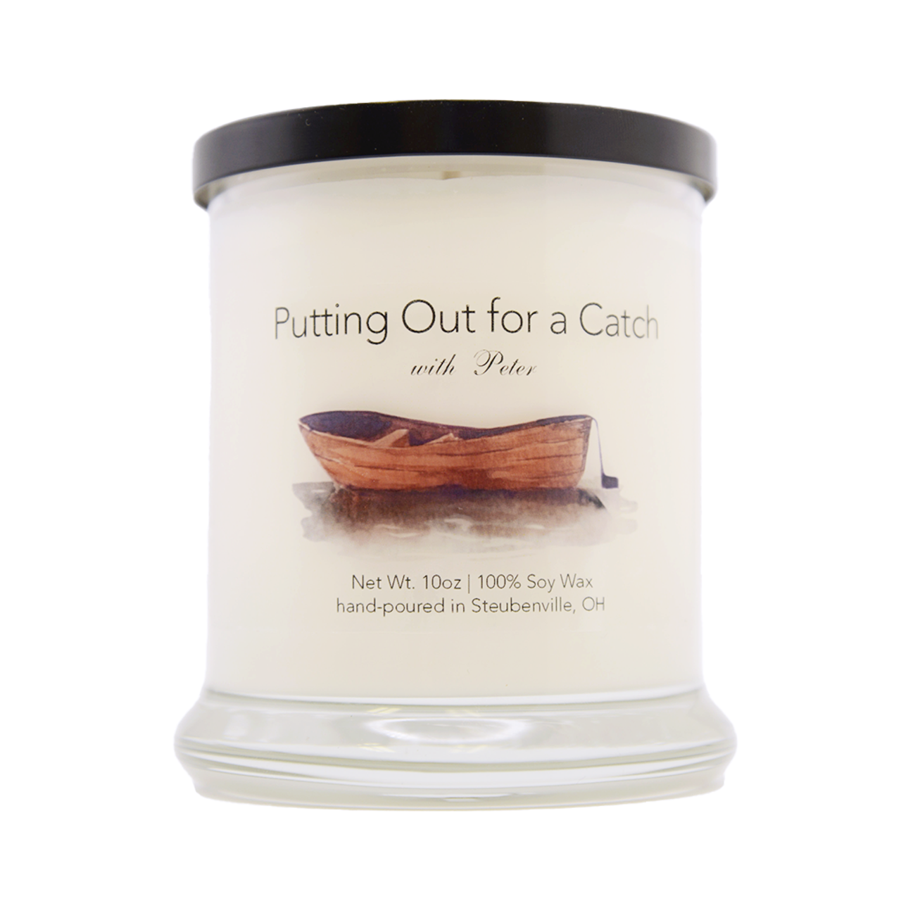 Putting Out for a Catch with Peter Marine, Waterflorals, Musk & Cedarwood Soy Candle
