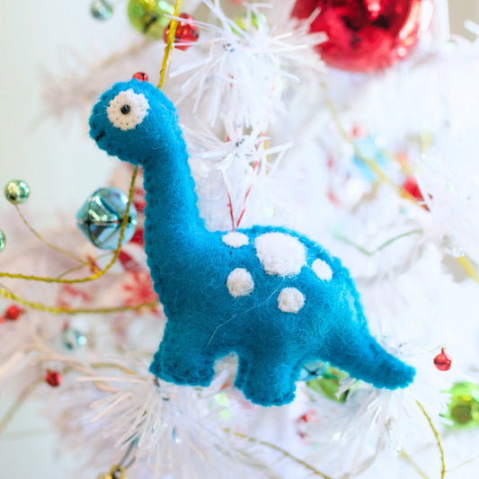 Brachiosaurus Felt Wool Ornaments